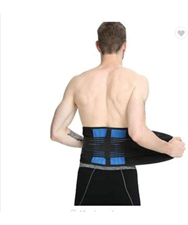 Adjustable Lower Back Support Belt - Breathable Lumbar Pain Relief for Men & Women | Ideal for Herniated Disc & Sciatica - Co L/Large Schwarz - Buy Online on GoSupps.com