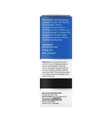 Neutrogena Ageless Intensives Anti-Wrinkle Retinol Serum - 1 fl. oz - Buy Online on GoSupps.com
