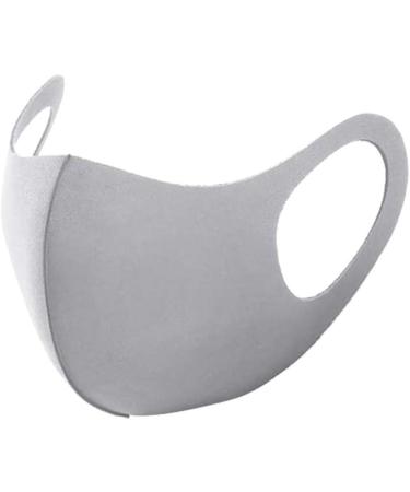 Riou Face Mask with Motif - Washable Reusable Cotton Scarf for Women & Men | Breathable Mouth and Nose Protection (Gray) - International Shipping Available - Buy Online on GoSupps.com