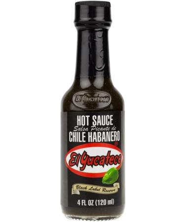 Mexican Habanero Sauce Bundle with El Yucateco Habanero Black Label Reserve 120ml x3 - Hot and Smoky Sauce (Pack of 3 Bundle) - Buy Online on GoSupps.com