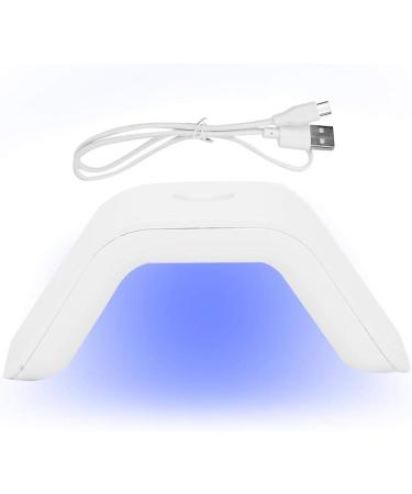 Portable Mini UV LED Nail Lamp 2W for Gel Nail Polish - Electric Manicure Machine with USB Cable (White) - Buy Online on GoSupps.com