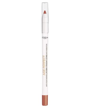 L'Oreal Paris Age Perfect Anti-Feathering Lip Liner  Bright Mocha Bright Mocha 1 Count (Pack of 1)