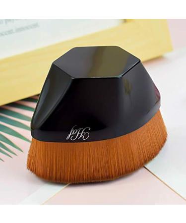 Buy Haf Makeup Brush - Diamond Shaped Liquid & Powder Foundation Brush | Flawless Synthetic Fiber Bristles - International Shipping - Buy Online on GoSupps.com
