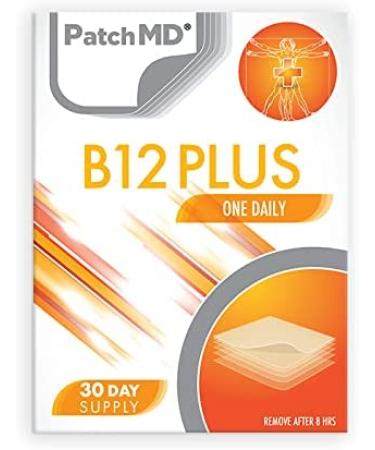 PatchMD B12 Energy Plus Patches - Pack of 2 | Boost Energy Levels | 2 Pack - Buy Online on GoSupps.com