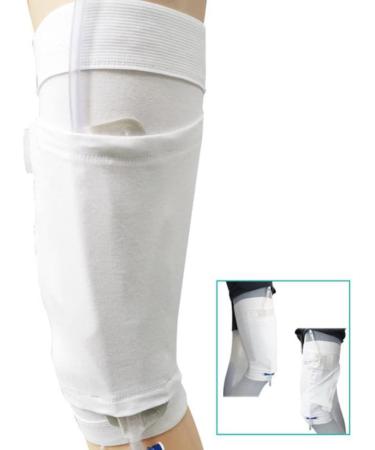 Catheter Leg Bag Holder & Strap | Anti-Slip Urinary Drainage Tube Stabilization Device | Durable & Comfortable Catheter Holder (L - Buy Online on GoSupps.com