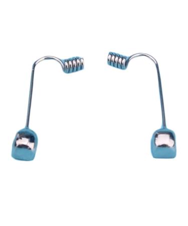BEGISA Eyeglass Nose Pads 1 Pair Silver Metal Plug-in Eyeglass Nose Pad Arm Replacement Eyeglass Repair Kit Eyeglass Nose Pad Arm Holder