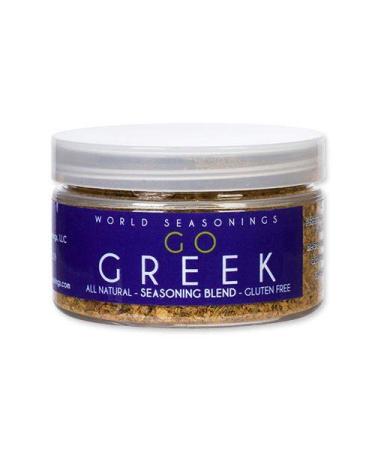 Greek Seasoning - Herbs Seasoning - Mediterranean Diet Cooking Spices - Salad Mix Seasoning - Pizza Seasoning - Lamb Rub Seasoning - Gluten Free Spices - Vegan Seasoning - World Seasonings GO GREEK 16 Count (Pack of 1)