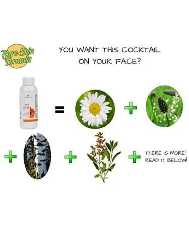 100% Natural Anti Acne Lotion with Ribwort Plantan Silver Birch and Chamomile Tightening and Acne Prevention Lotion 150 ml. - Buy Online on GoSupps.com