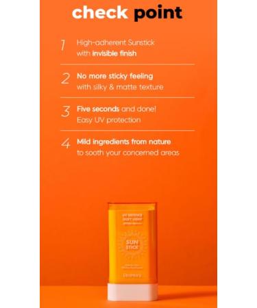 Deoproce UV Defence Silky Light Sun Stick SPF50+ PA++++ | Broad Spectrum Sunscreen Lightweight & Non-Greasy UV Protection 19g - Buy Online on GoSupps.com