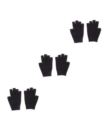 FRCOLOR 3 Pairs of Gloves Moisturising Glove Bleaching Glove Spa Glove Fingerless Clothing