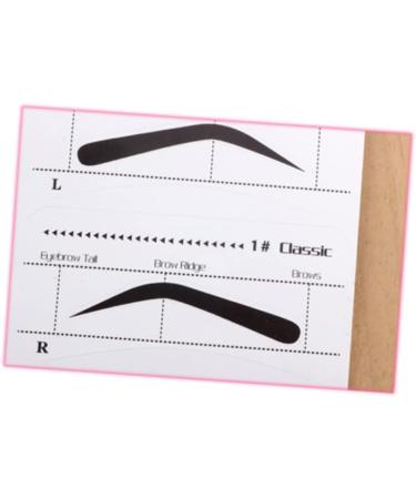 FOMIYES 10pcs Eyebrow Stencils Eyebrows Shape Reusable Eyebrow Stencil Template Suite - Buy Online on GoSupps.com