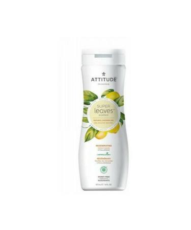ATTITUDE Body Wash  EWG Verified  Plant- and Mineral-based Ingredients  Vegan and Cruelty-free Shower Soap  Lemon Leaves  16 Fl Oz