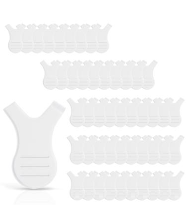 Guador 50 PCs Mini Y-Form eyelash brush silicone eyelashes permanent wave curly winder eyelash lifting pbrip eyelinerbrush make-up beauty tool for eyelashes silicone brush eyelash extension applianter