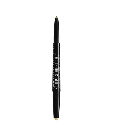 NYX PROFESSIONAL MAKEUP Sculpt and Highlight Brow Contour  Eyebrow Pencil  Blonde Ivory