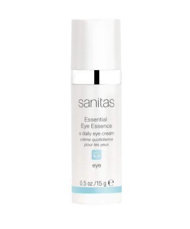 Sanitas Skincare Essential Eye Essence  Hydrating And Nourishing Eye Cream  Ceramides  Peptides  0.5 Ounce