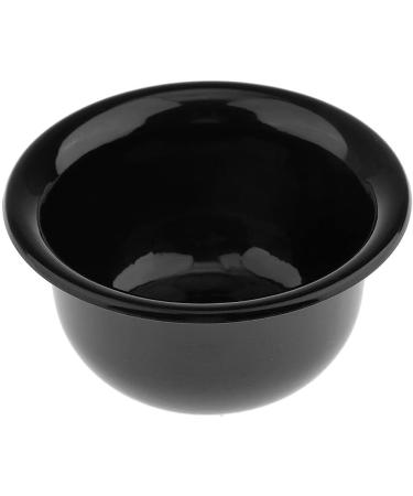 Premium Black Shaving Soap Bowl - Plastic Cup for Effortless Shaving | International Shipping Available - Buy Online on GoSupps.com