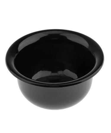 Men's Black Plastic Shaving Brush Mug Bowl - Salon Barber Shave Soap Dish for Ultimate Grooming - Buy Online on GoSupps.com