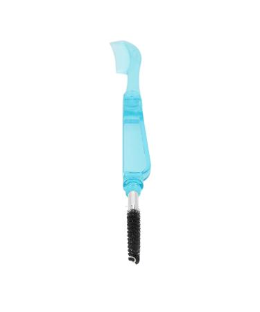 Portable Eyebrow Brushes - Mini Hygienic Eyelash Brush & Eyebrow Comb with Cover (Blue) for Perfect Makeup | International Shipping Available - Buy Online on GoSupps.com