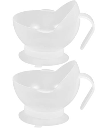 Button Hook Helper 4 Pcs Anti-Shift Bowl Cutlery Serving Utensils Elderly Eating Bowls Suction Bowls Silicone Dining Bowl Silicone Elderly Bowl Elderly Dining Bowls Anti Fallen Bowl White 17.00X15.50X12.00CM White - Buy Online on GoSupps.com