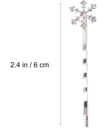 TOVINANNA Snowflake Rhinestone Hairpins Sparkly Rhinestone Hair Barrettes Bridal Hair Clips Hair Decor Accessories Snowflake Hair Barrette Crystal for Holiday Party Women - Buy Online on GoSupps.com