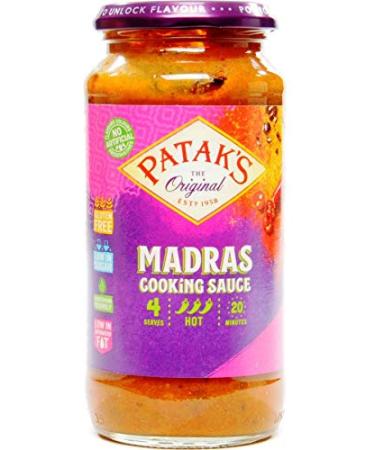 Patak's Pataks Curry Sauces (Madras 6 x 450 g)