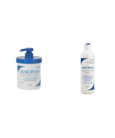 Vanicream Moisturizing Cream (453g) + Vanicream Hair Shampoo (12 oz) | Free of Dyes Fragrance and Parabens