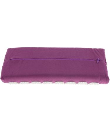 Cuticate Acupressure Pillow - Acupuncture Massage Neck Roll & Relaxation Pillow - Purple for Ultimate Comfort - Buy Online on GoSupps.com