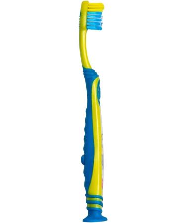 Colgate Minions Toothbrush with Suction Cup Tongue Cleaner 5+ Years Extra Soft - Pack of 6 | Colors Vary - Buy Online on GoSupps.com