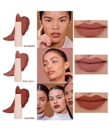 Sunnies Face Fluffmatte Lipstick in Baked - Creamy and Long-Lasting Lip Color - Buy Online on GoSupps.com