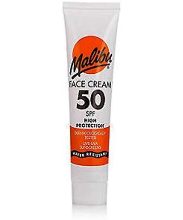 Malibu Duo Pack Sun Protection Face Cream SPF 50 & Lip Balm SPF 30 Water Resistant - Buy Online on GoSupps.com
