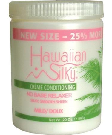 Hawaiian Silky 30008 no base relaxer  mild  White  20 Ounce 1.25 Pound (Pack of 1)