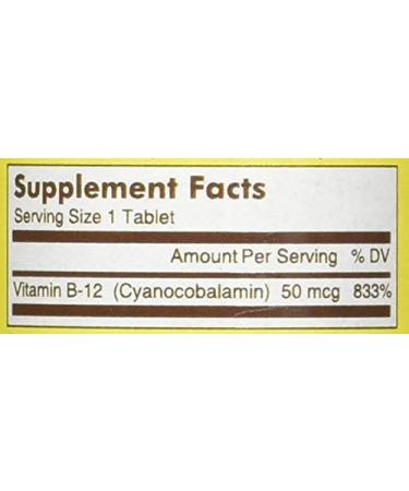 MASON NATURAL Vitamin B12 50 mcg with Calcium - Supports Energy Conversion & Nerve Health - 100 Tablets - Buy Online on GoSupps.com