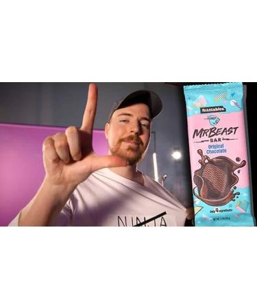 3x MrBeast Feastables Chocolate Bars - New Tasting Pack with 3 Flavors - Dairy Free - Chocolate in 3 Varieties - Buy Online on GoSupps.com