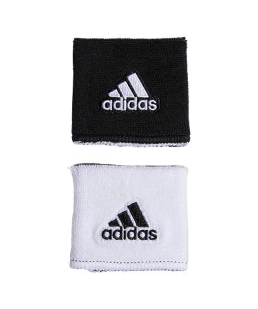 adidas Unisex-Adult Interval Reversible Wristband White/Black One Size