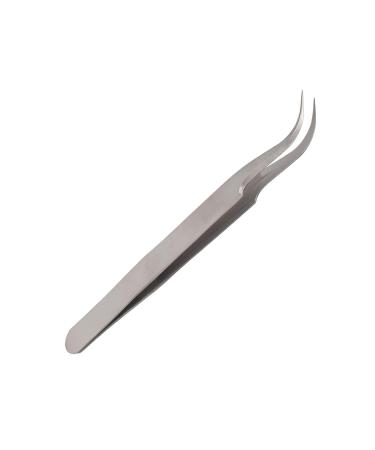 Premium Stainless Steel Hair Removal & Eyelash Extension Tweezers - Curved Multi-Purpose Makeup Tools for Men & Women - Buy Online on GoSupps.com
