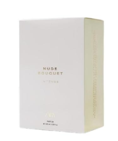Zara Nude Bouquet Intense Women's Perfume Parfum 100ml (3.04 fl oz) Delicate Floral Bouquet with Bergamot Peach Iris & Vanilla Fresh Elegant & Long-Lasting Scent - Buy Online on GoSupps.com