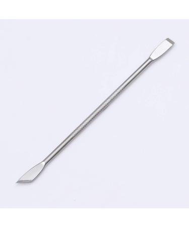 Dual-ended Stainless Steel UV Gel Cuticle Nail Remover Pusher Anti-slip Handle Nail Art Tool - Buy Online on GoSupps.com