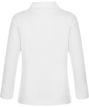 Hansber Kids Thermal Underwear Top - Long Sleeve Turtleneck Shirt in White - Size 5-6 - Buy Online on GoSupps.com