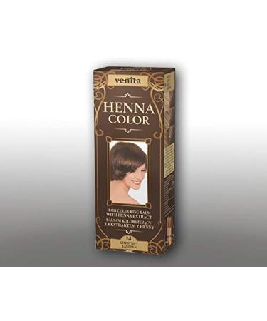 Venita Henna Color Hair Dye 4 Chestnut 75 ml