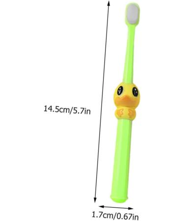 Minkissy 4-Piece Cartoon Children's Toothbrush Set - Soft Bristle Toothbrushes for Kids - Fun and Beautiful Designs for Kids' Oral Care - Buy Online on GoSupps.com