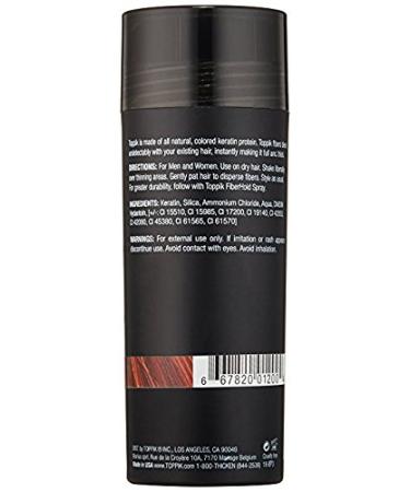 Toppik Hair Fibers Grande (27.5g) - Reddish | Buy Internationally for Thicker Hair - Buy Online on GoSupps.com