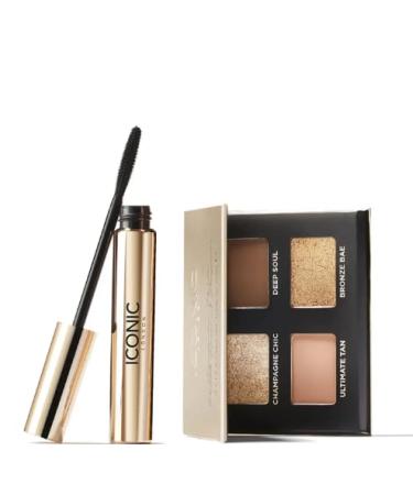 ICONIC LONDON Makeup Set - Glow & Radiant Look | Cruelty-Free Vegan | Perfect Gift for Smokey Eye Lovers - Buy Online on GoSupps.com