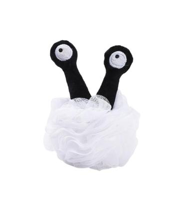 Bath Sponges for Adults Bath Sponge Mesh Pouf Bath Sponge Foam Loofah Sponge (Color : White)