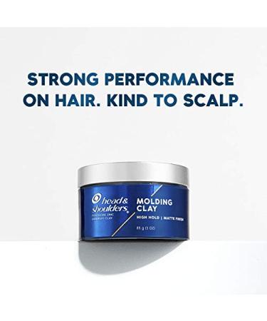 Head & Shoulders Men's Anti-Dandruff Hair Clay - Strong Hold, Matte Finish 3 Oz - Buy Online on GoSupps.com