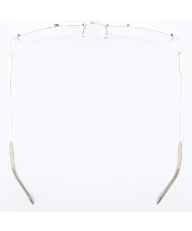 Eyekepper Classic Metal Half Rim Reading Glasses +1.75 Diopters - Silver Spring Hinges - Buy Online on GoSupps.com