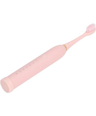 HaofyGrz03HME2-11 Refradable Electric Toothbrush - Deep Cleaning Soft Bristles IPX7 Waterproof 6 Modes for Adults - Pink - Buy Online on GoSupps.com
