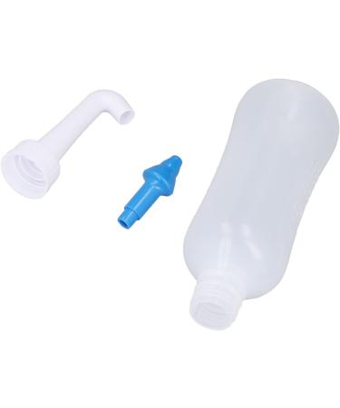 Transparent 300ml Nasal Rinse Bottle for Adults & Children | Professional Sinus Relief & Hydration | Easy to Use | Ideal for Soothing - Blue Nose - Buy Online on GoSupps.com
