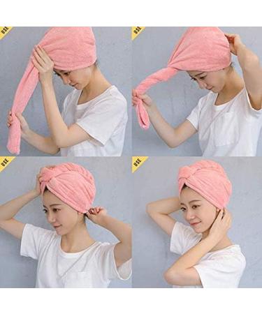 Hair Turban Microfiber Quick Dry - Super Absorbent Swim Cap | 2 Pack | Fast Drying Hair Solution - Buy Online on GoSupps.com