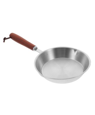 TOPBATHY 3pcs Stainless Steel Mini Pot Stir Fry Wok Non-Stick Pan Nonstick Breakfast Pan Fry Pan Cooking Wok Pans Stainless Steel Saucepan Pancake Pan Flat Pan Nonstick Vegetable Pot Steak
