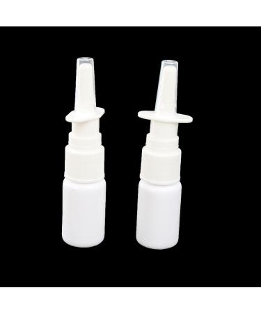 Tiuimk 20ml (2pcs) White Spray Bottles - Perfect for Travel Use Nasal Spray and More - Buy Online on GoSupps.com